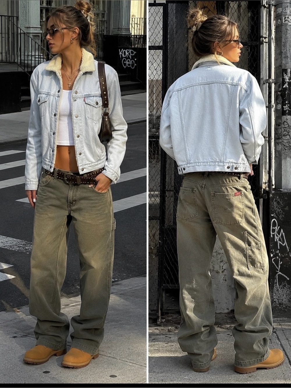 Levi’s Sherpa jacket woman’s medium